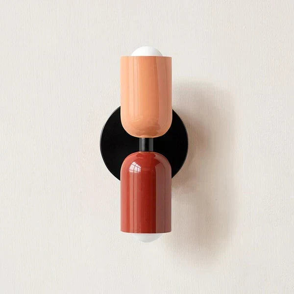Dual Head Adjustable Resin Metal Wall Light