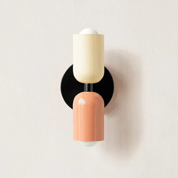 Dual Head Adjustable Resin Metal Wall Light