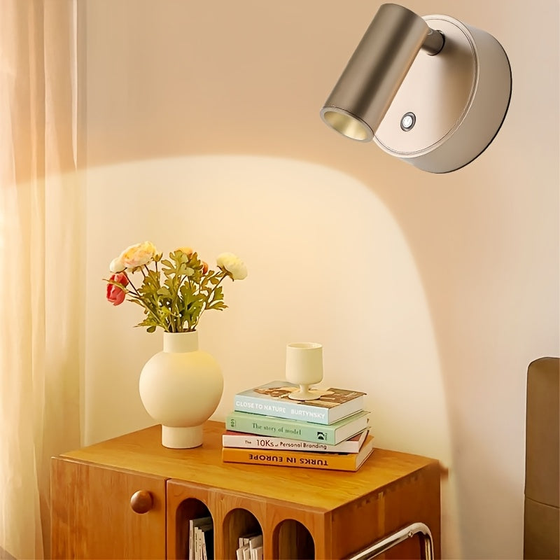 Minimalist Detachable Magnetic Touch Control Rechargeable Wireless Wall Light