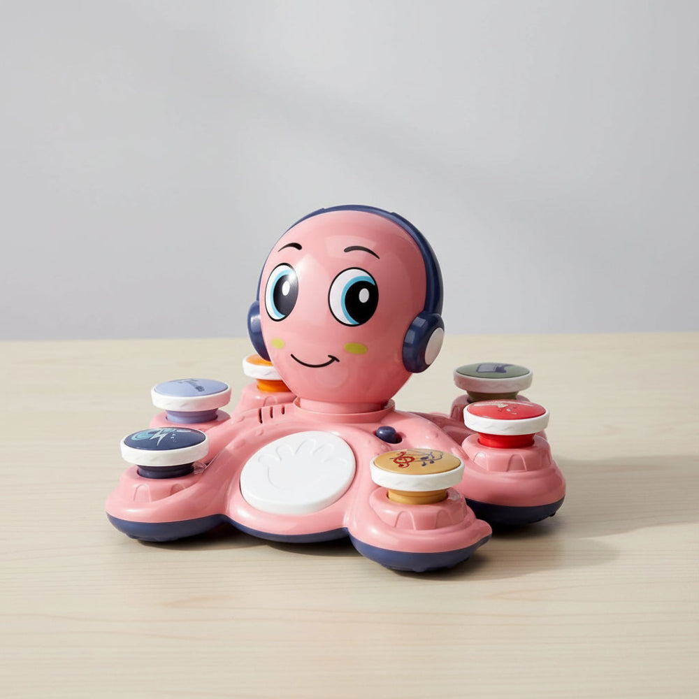 Friendly Octopus Portable Interactive Sensory Learning Musical Toy