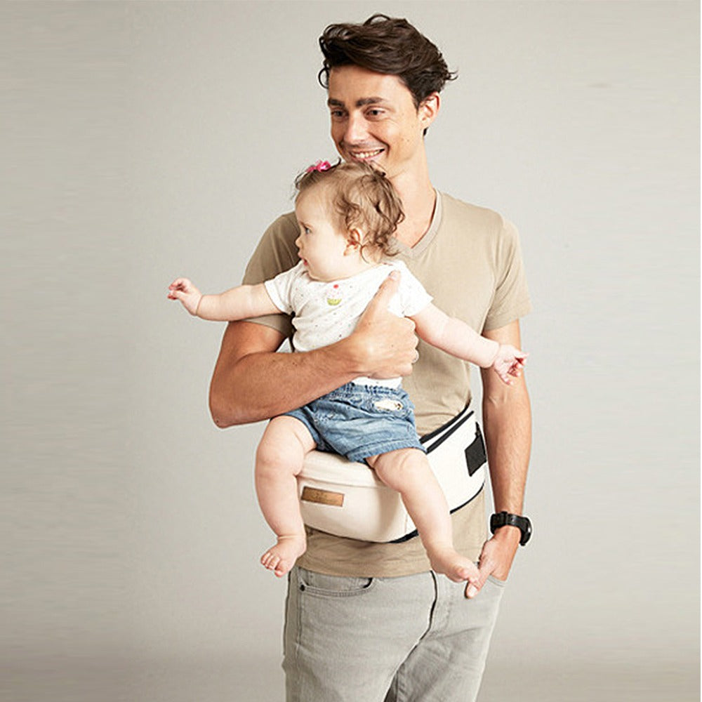 Ergonomic Adjustable Hip Seat Baby Carrier With Breathable Cotton Support
