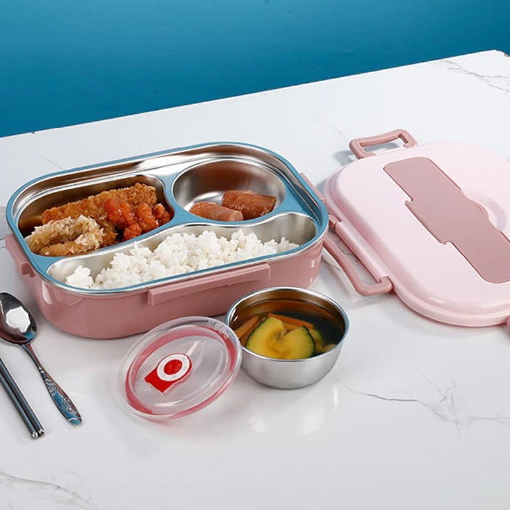 Compartmented Insulated Bento Lunch Box Food Storage Container