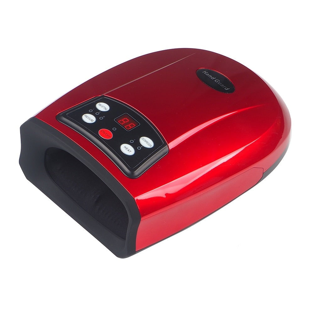 Cordless Air Compression Heat Therapy Hand Massager Device