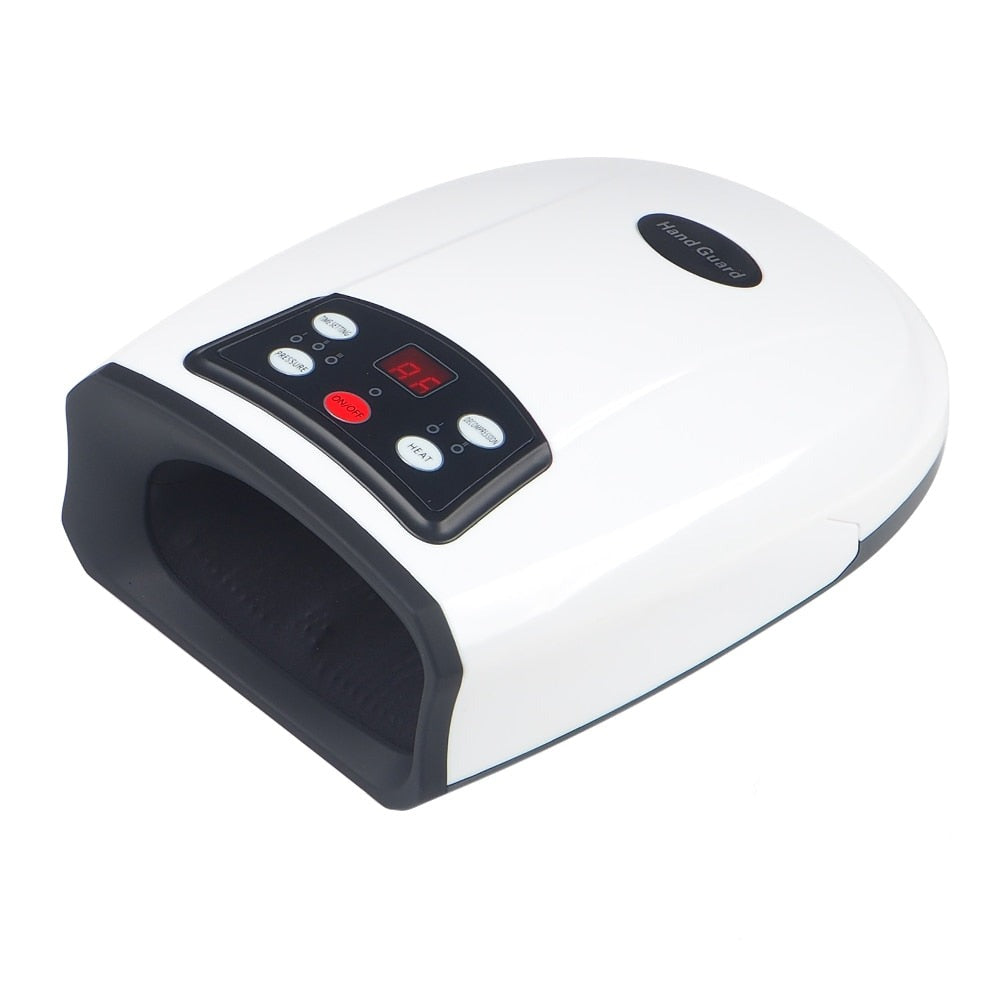 Cordless Air Compression Heat Therapy Hand Massager Device