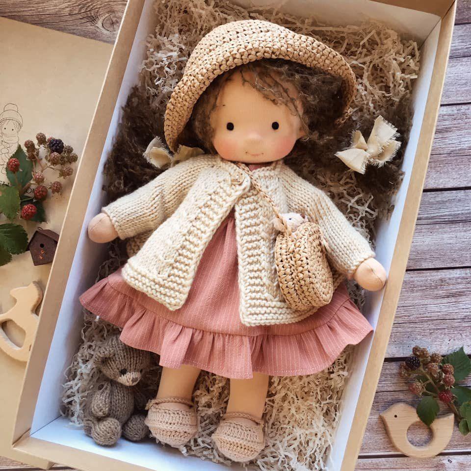 Handmade Charming Soft Plush Baby Doll Play Companion Toy