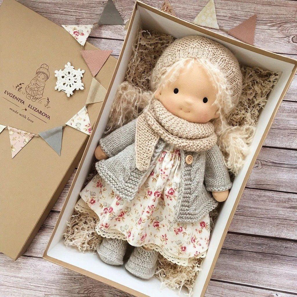 Handmade Charming Soft Plush Baby Doll Play Companion Toy