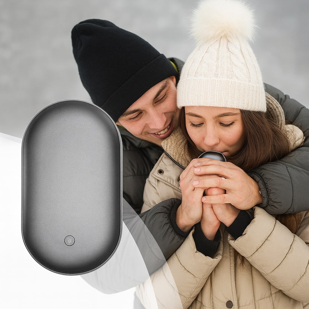 Compact Rechargeable Dual Function Electric Hand Warmer Power Bank Charger