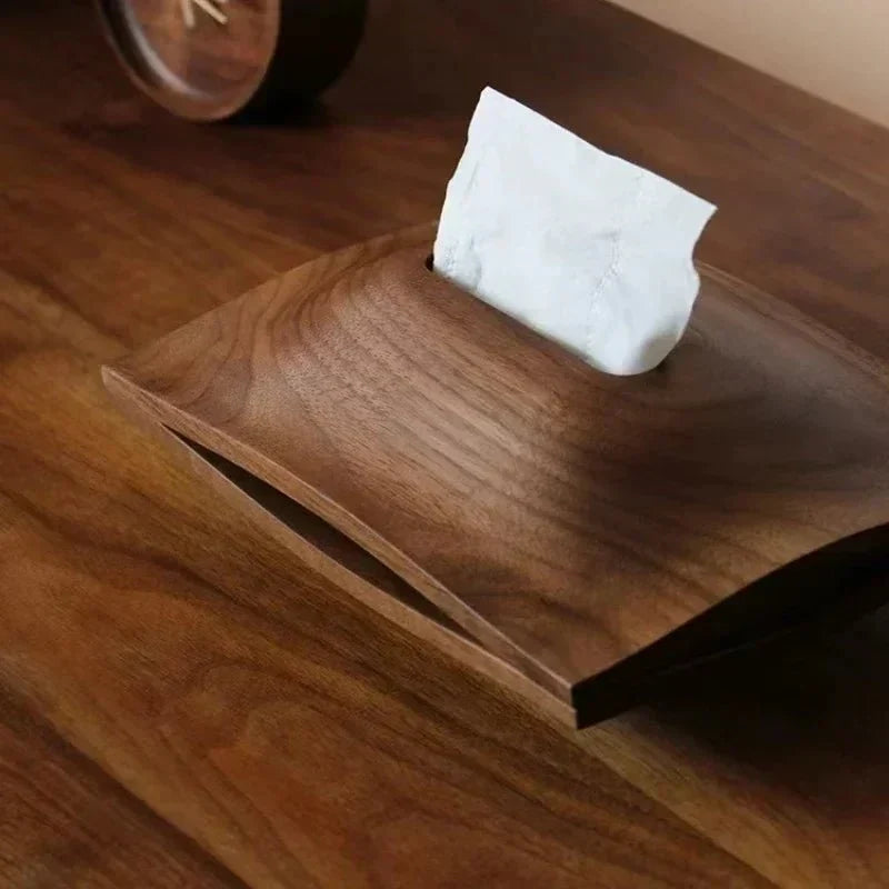 Minimalist Pine Wood Scandinavian Rectangular Tissue Box Holder