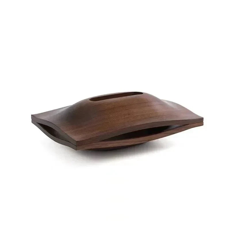 Minimalist Pine Wood Scandinavian Rectangular Tissue Box Holder