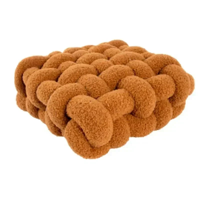 Nordic Knot Shaped Soft Plush Throw Pillow