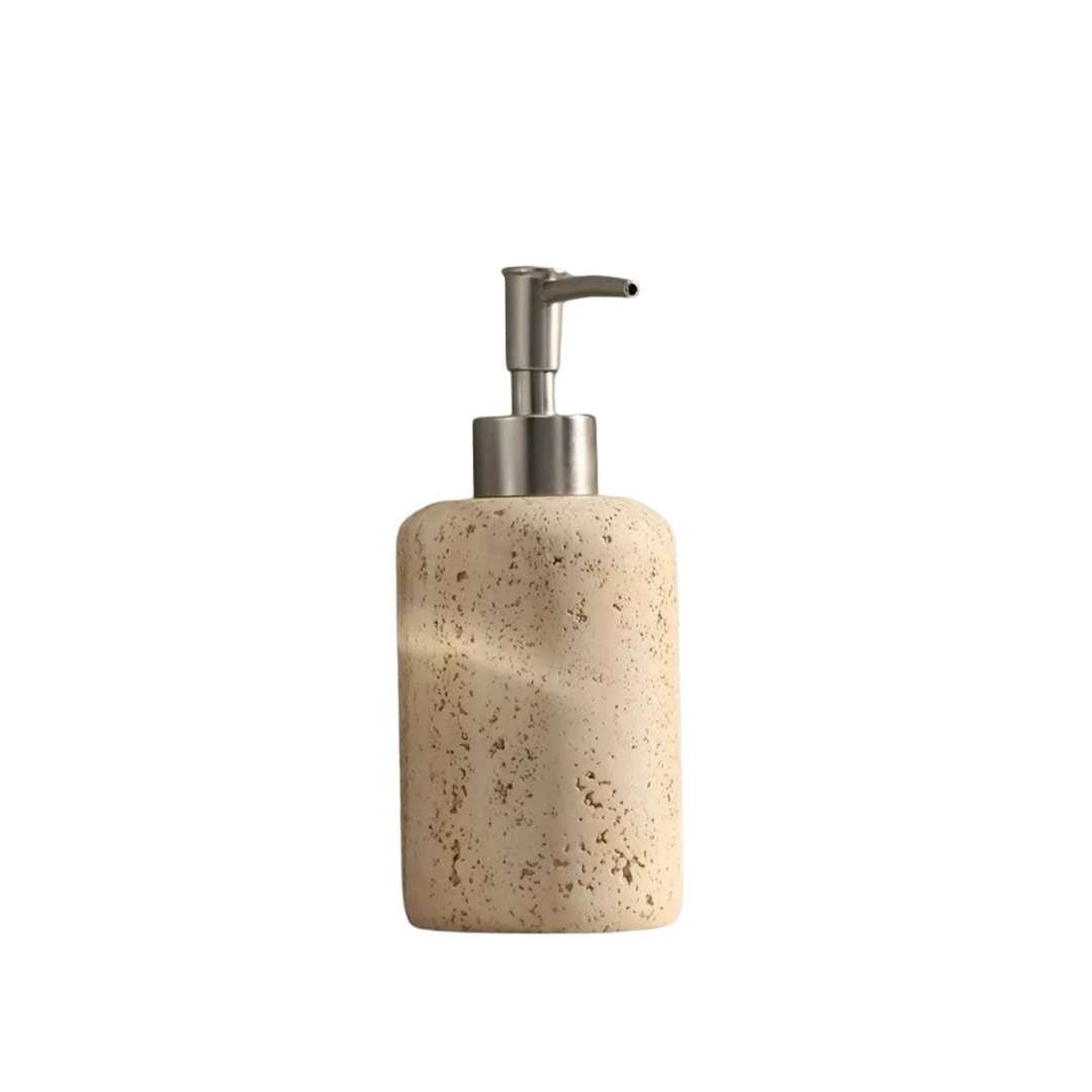 Marble Effect Resin Refillable Bathroom Soap Dispenser