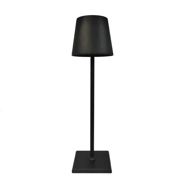 Modern Aluminum Metallic Rechargeable Touch Dimmable Cordless Table Lamp