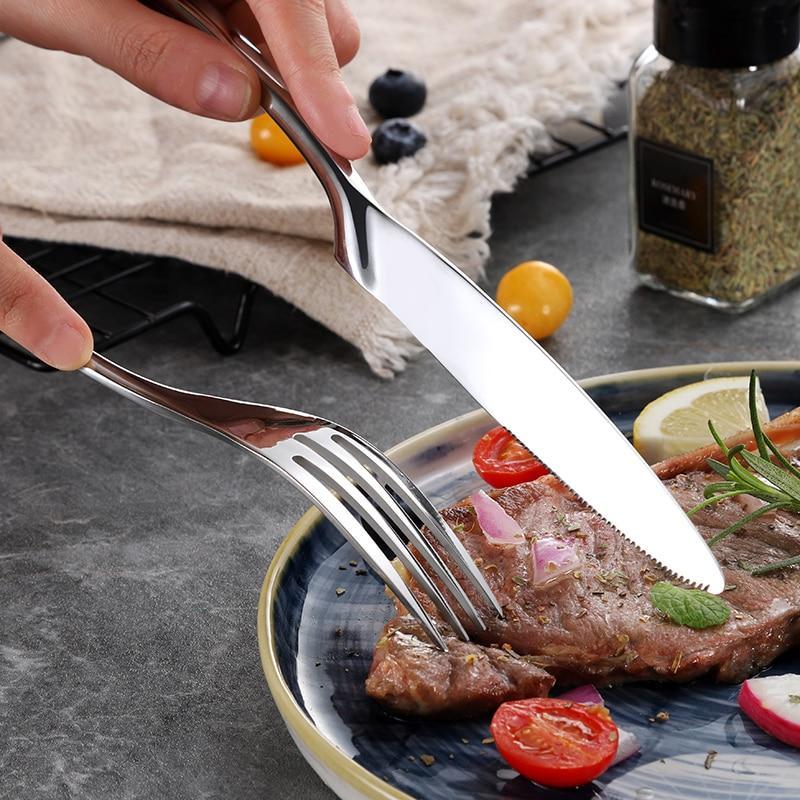 Handcrafted Stainless Steel Dishwasher Safe Flatware Cutlery Set