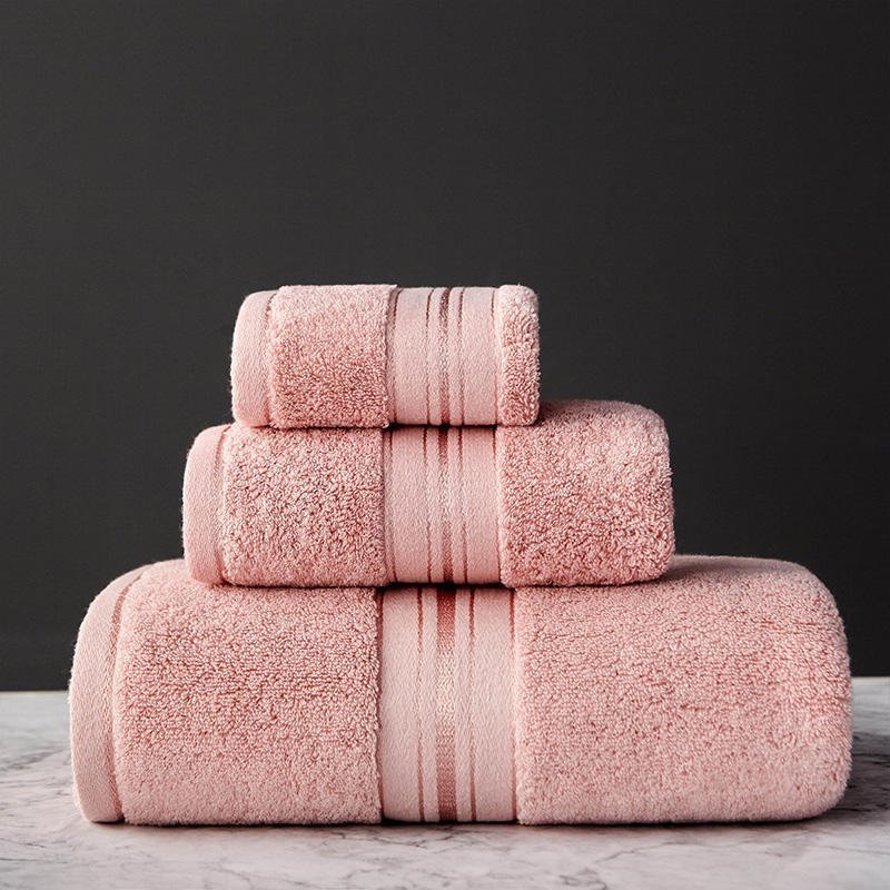 Soft Dense Weave Egyptian Cotton Bath Towel Set