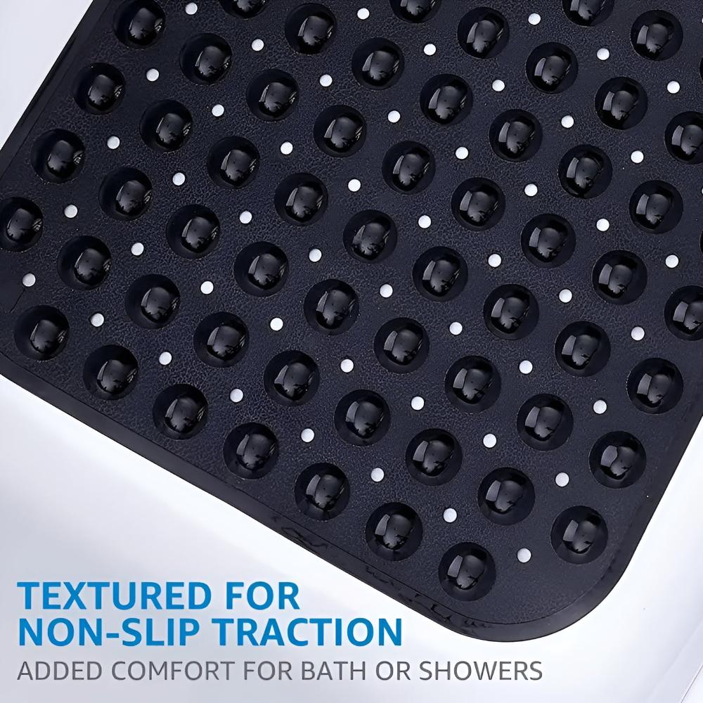 Suction Grip Quick Drain Non-Slip Bath Mat