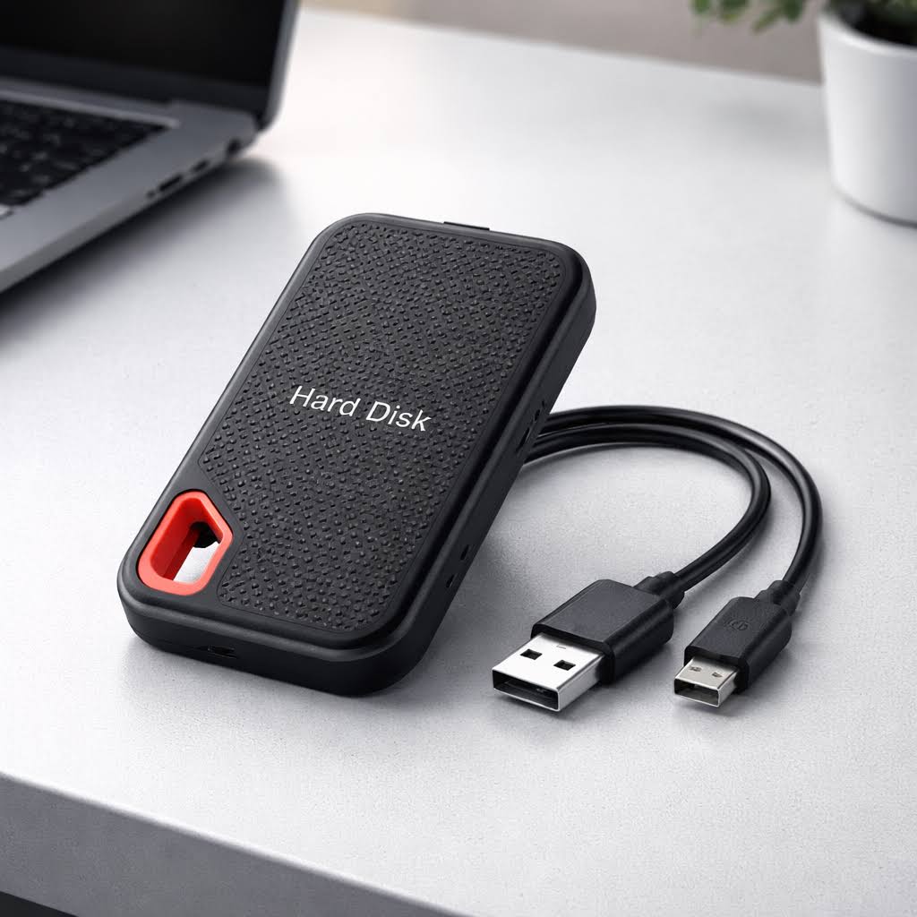 Compact Aluminum Alloy Type-C Portable External SSD Drive