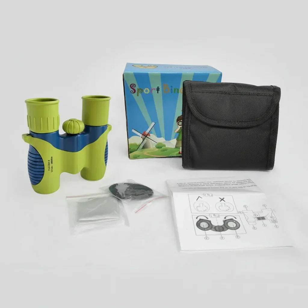 Compact Lightweight Portable Kids Binoculars With Strap For Outdoor Adventure