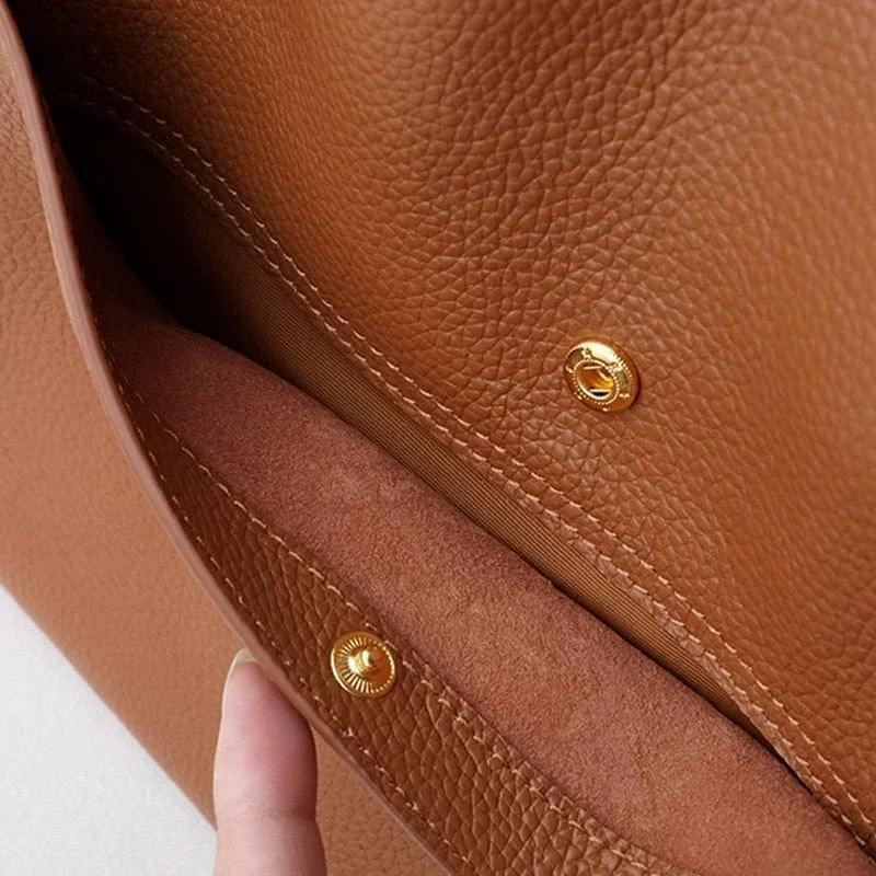 Genuine Spacious Shoulder Strap Everyday Handbag