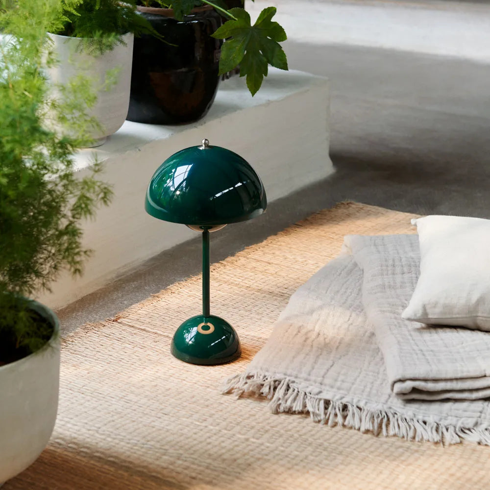 Retro Spherical Cordless Dimmable Rechargeable Table Lamp