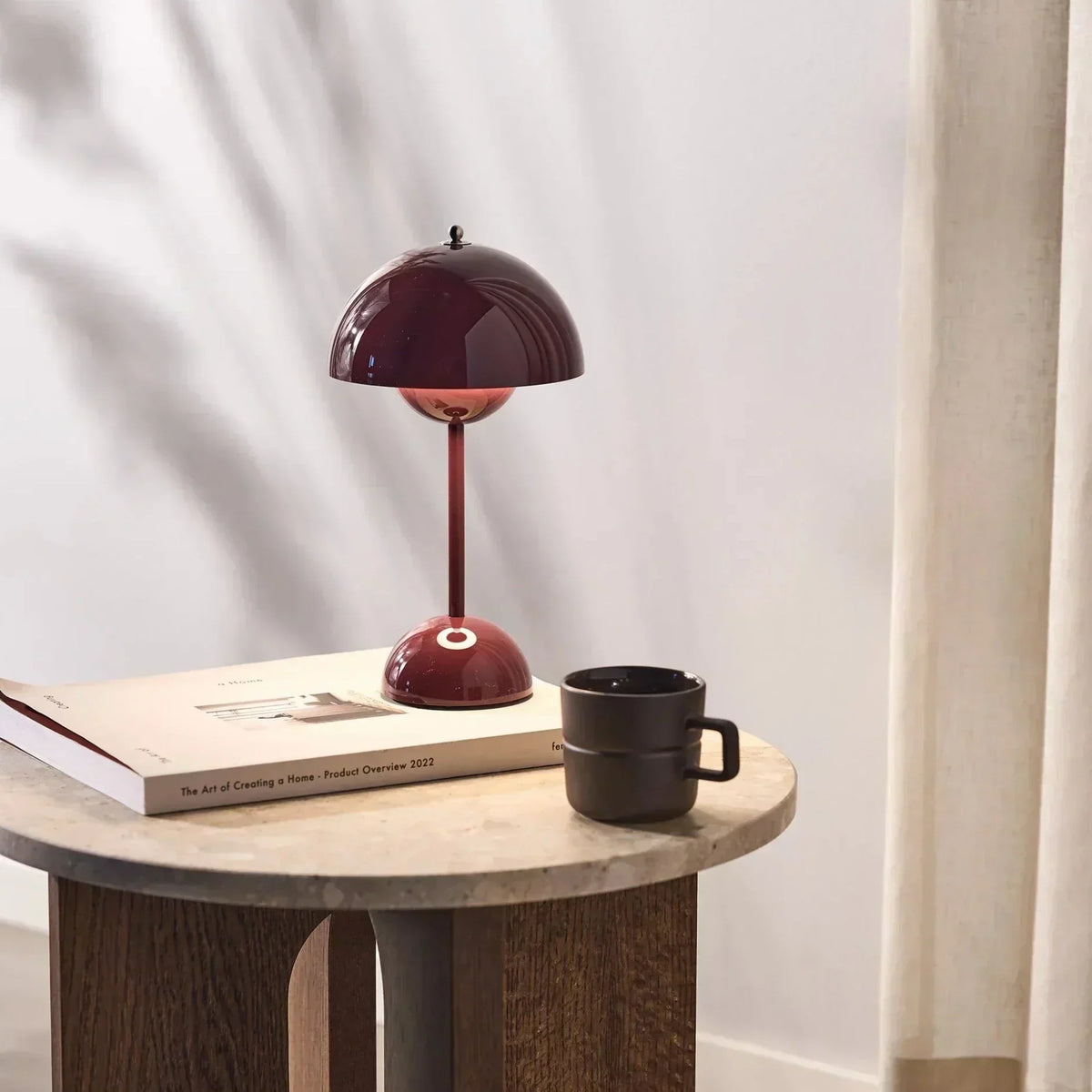 Retro Spherical Cordless Dimmable Rechargeable Table Lamp