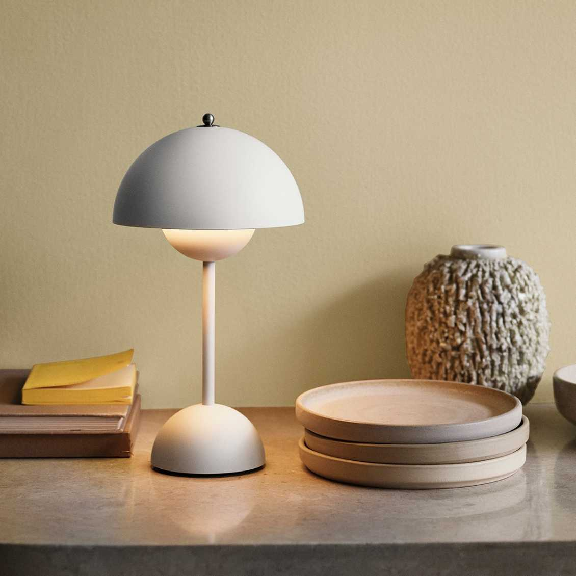 Wireless Rechargeable Dimmable Sphere Globe Table Lamp