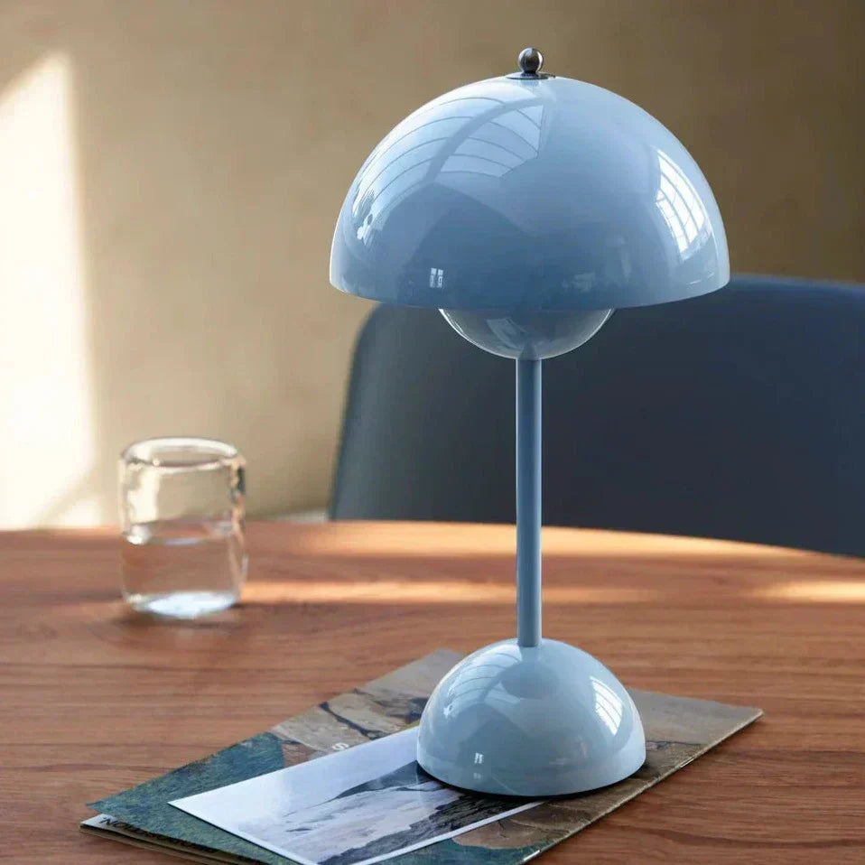 Wireless Rechargeable Dimmable Sphere Globe Table Lamp