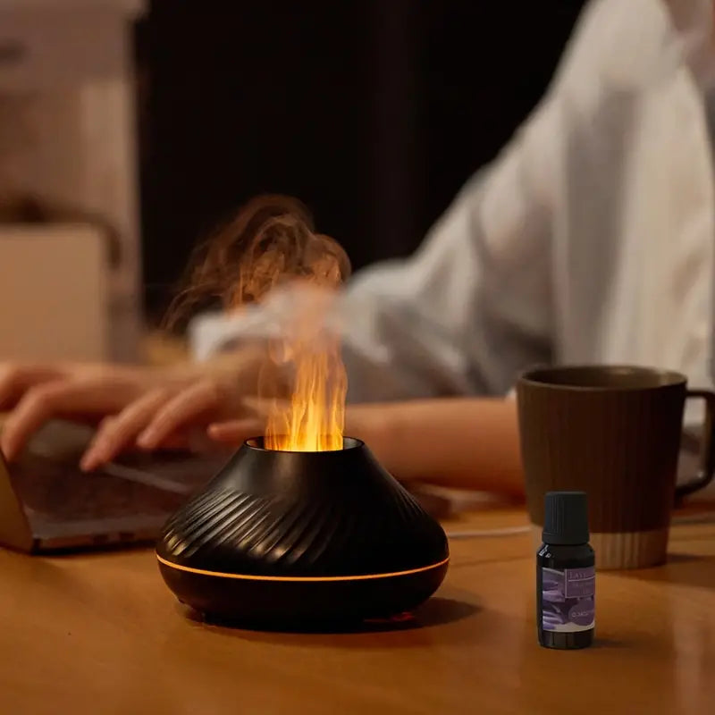 Soft Flame Effect Ultrasonic Aroma Mist Air Diffuser