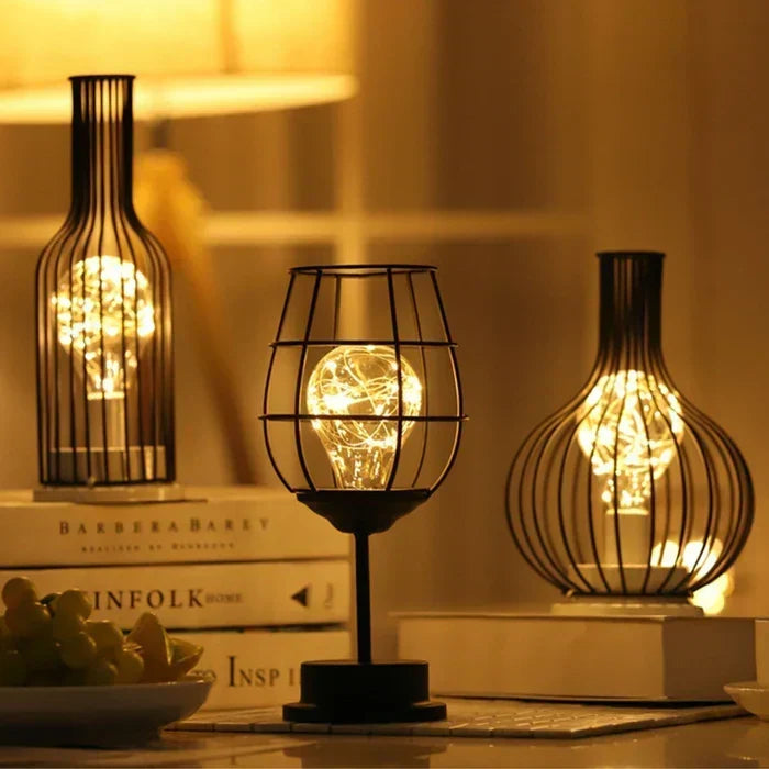 Sleek Modern Metal Fabric Contemporary Table Lamp