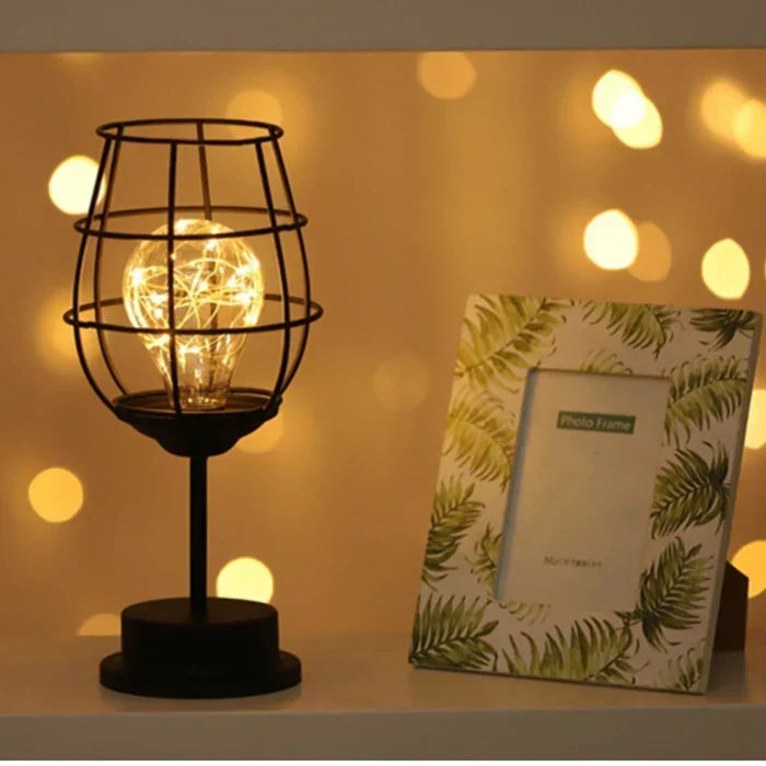Sleek Modern Metal Fabric Contemporary Table Lamp