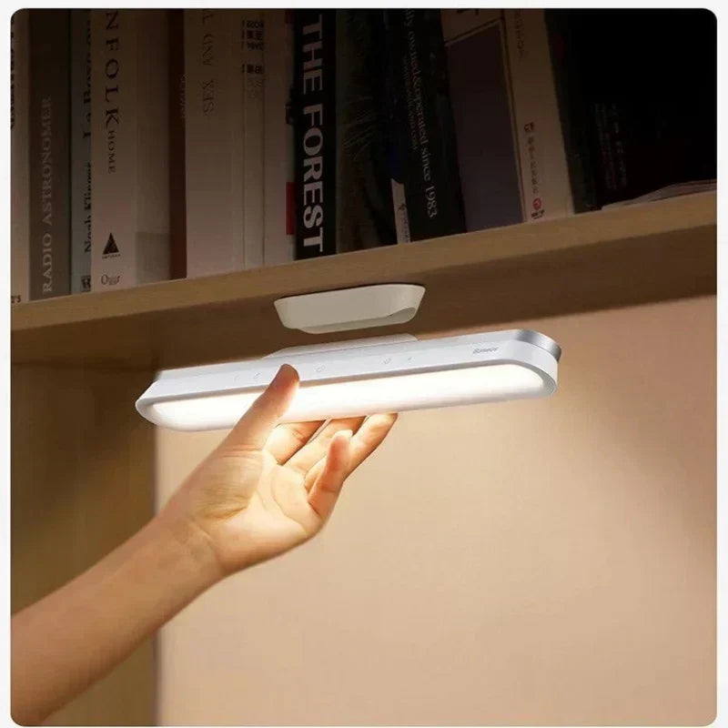 Foldable Magnetic Rotating Touch Sensor Rechargeable Desk Table Lamp