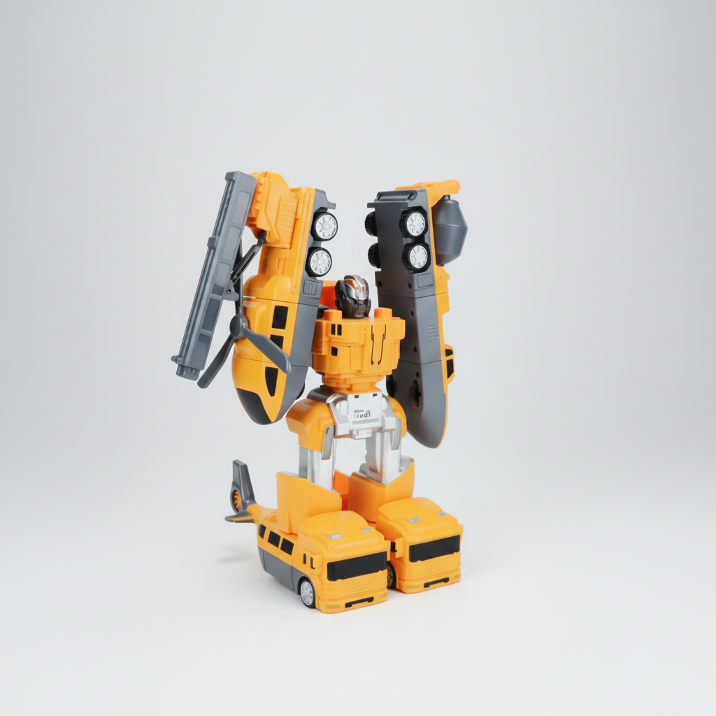 Modular Snap Together Magnetic Vehicle Building Blocks Toy Set
