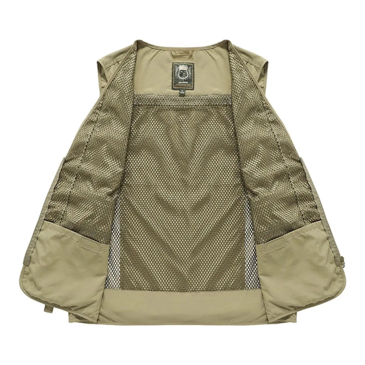 Mens Gilet Multi-Pocket Outdoor Fishing Vest for Autumn and Winter Layering