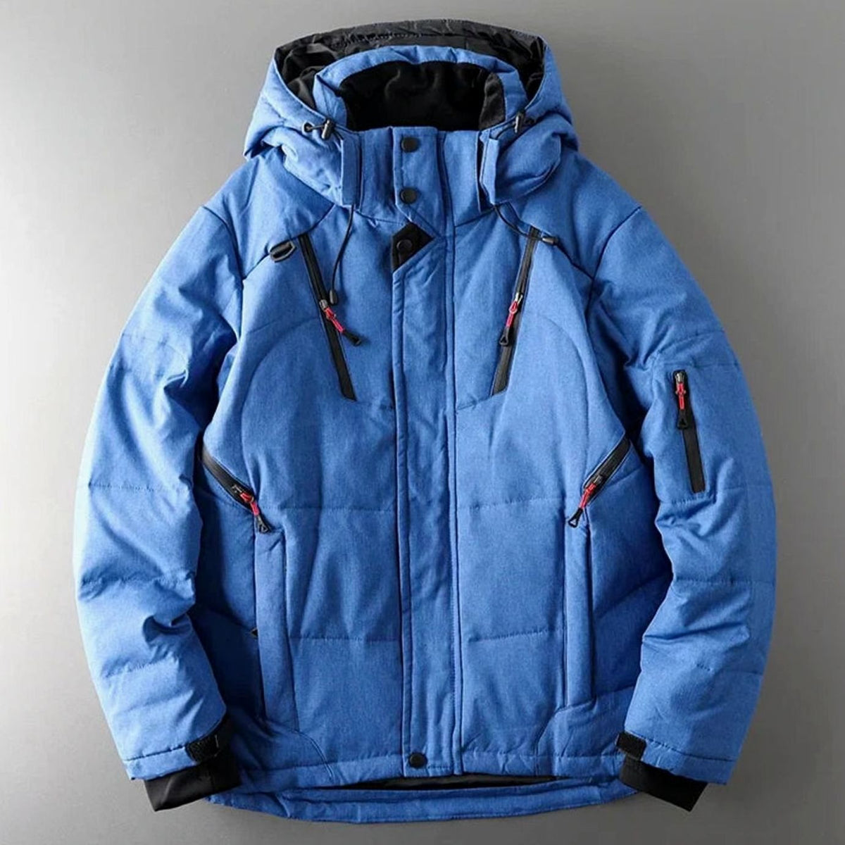 Men's Insulated Hooded Water-Resistant Puffer Jacket