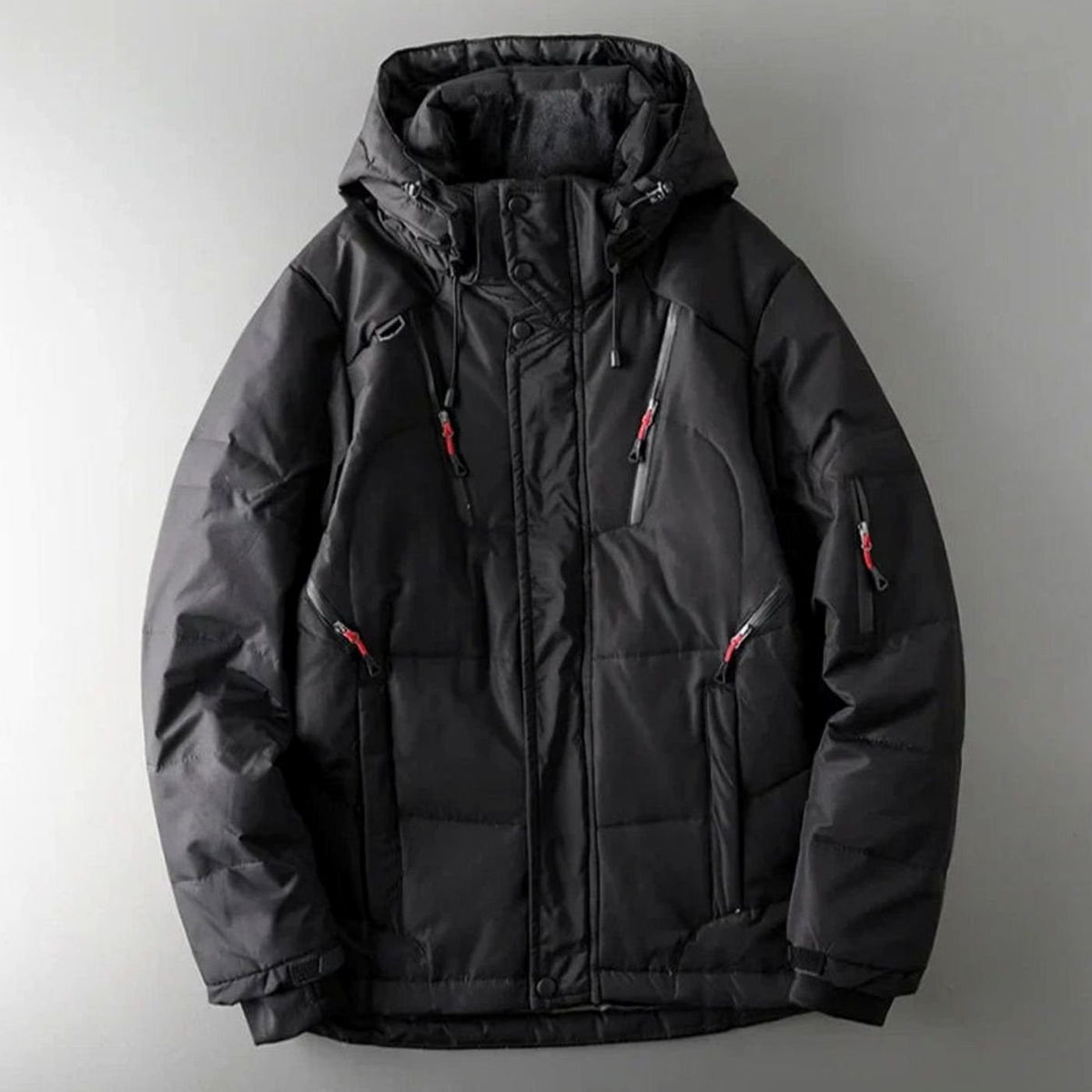 Men's Insulated Hooded Water-Resistant Puffer Jacket