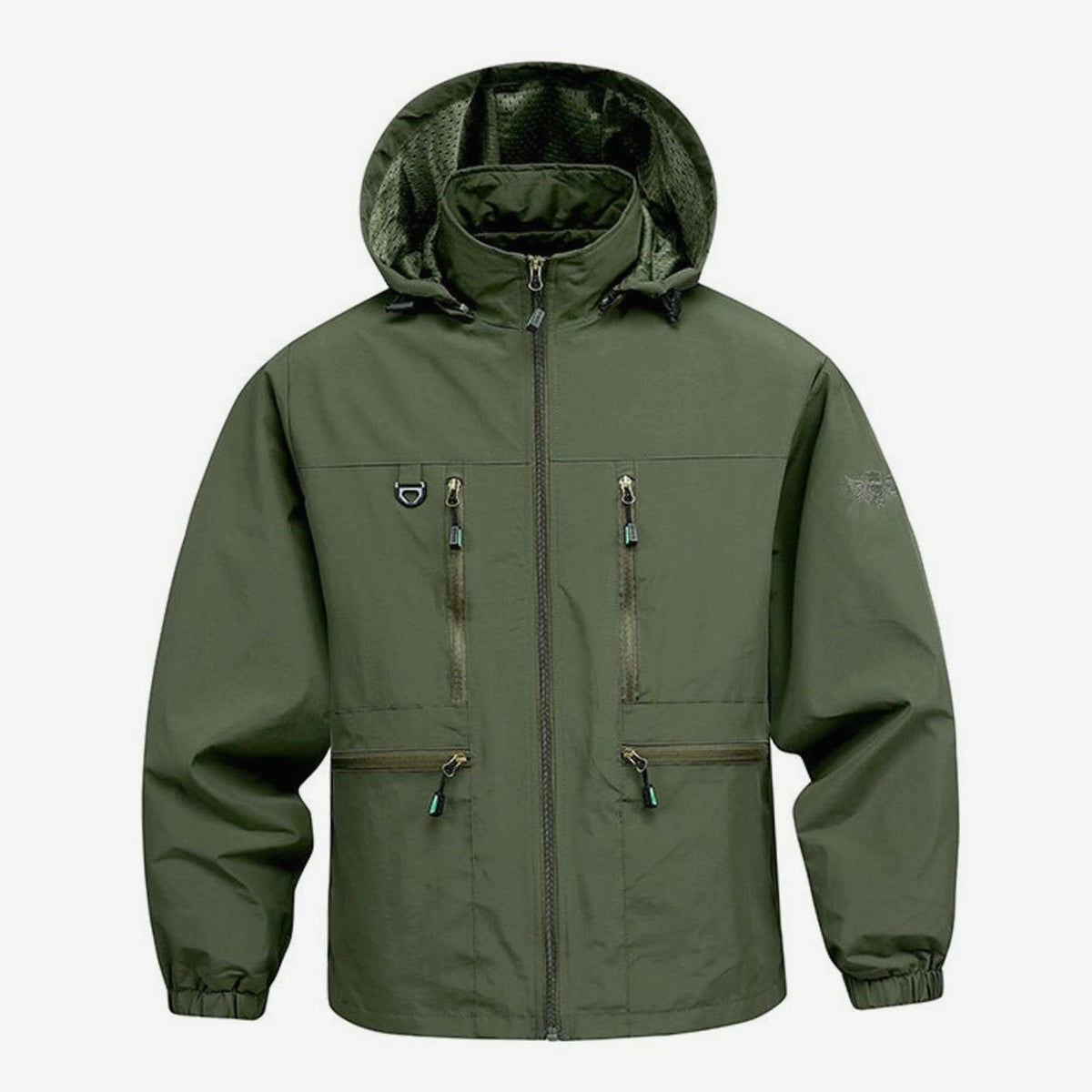 Men's Lightweight Hooded Windproof Outdoor Jacket