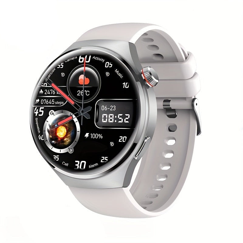 Round Touchscreen NFC GPS Fitness Tracker Smartwatch For Men