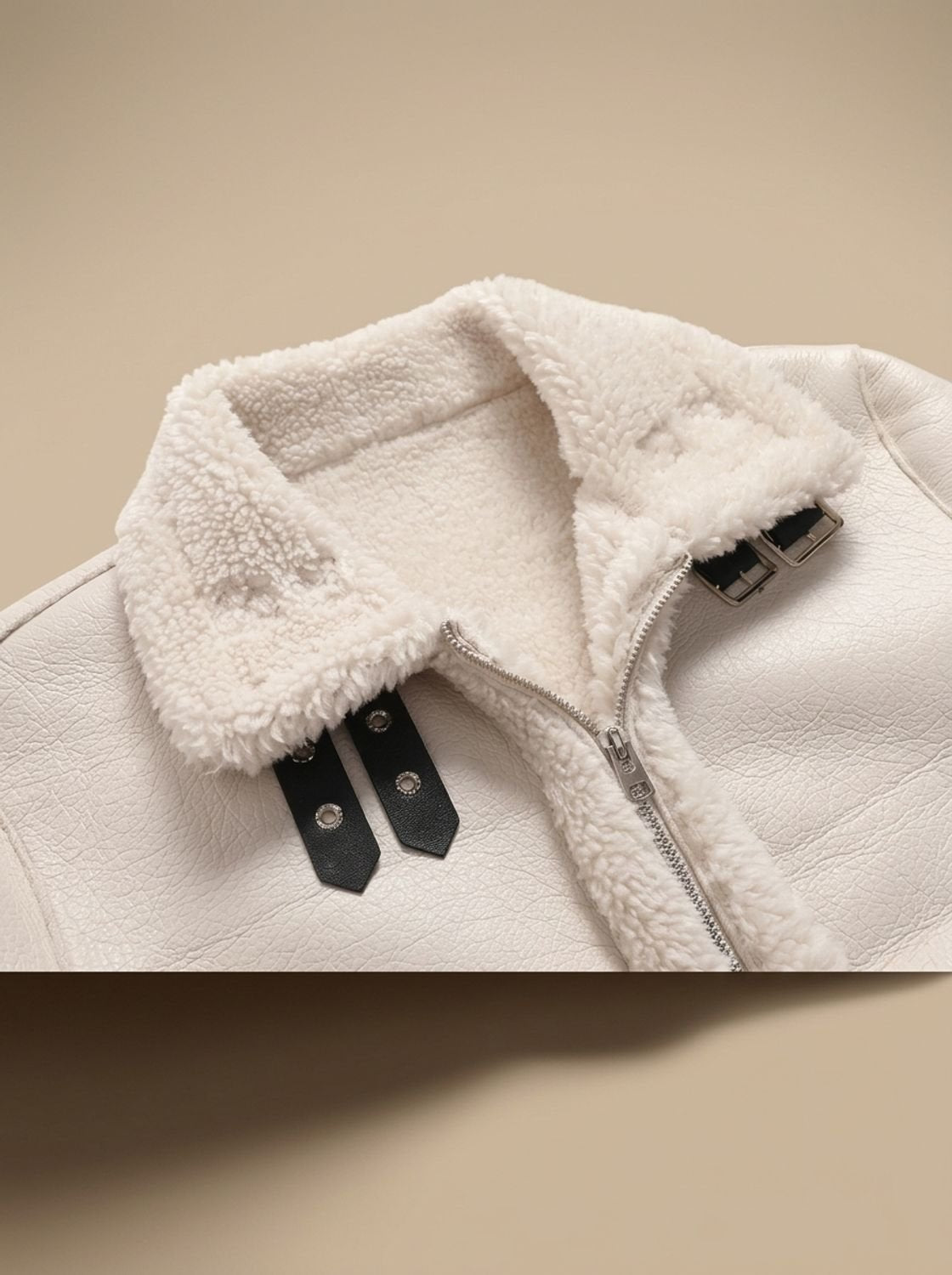 Noah | Men's Shearling-Lined Faux Leather B3 Bomber Jacket
