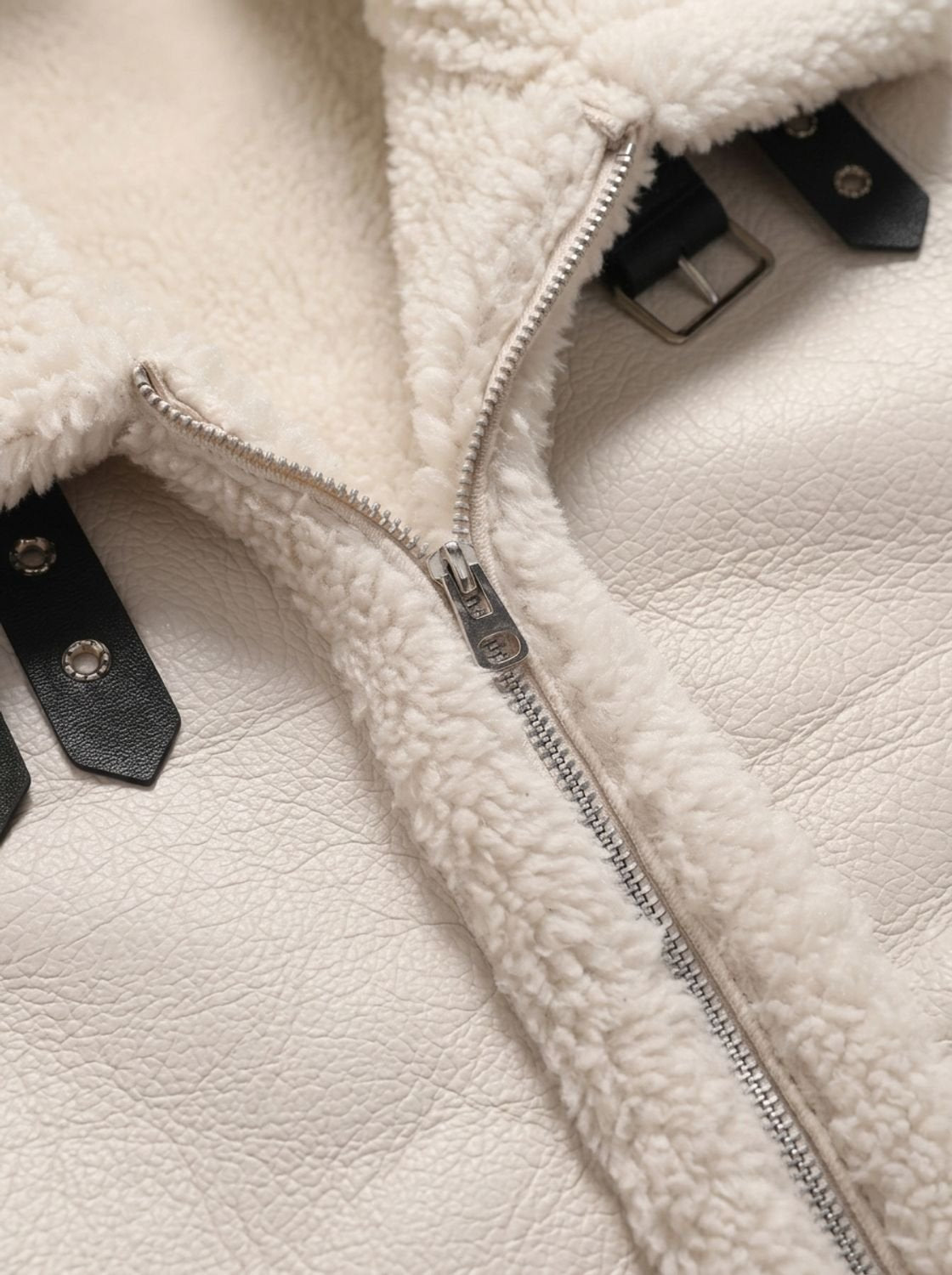 Noah | Men's Shearling-Lined Faux Leather B3 Bomber Jacket
