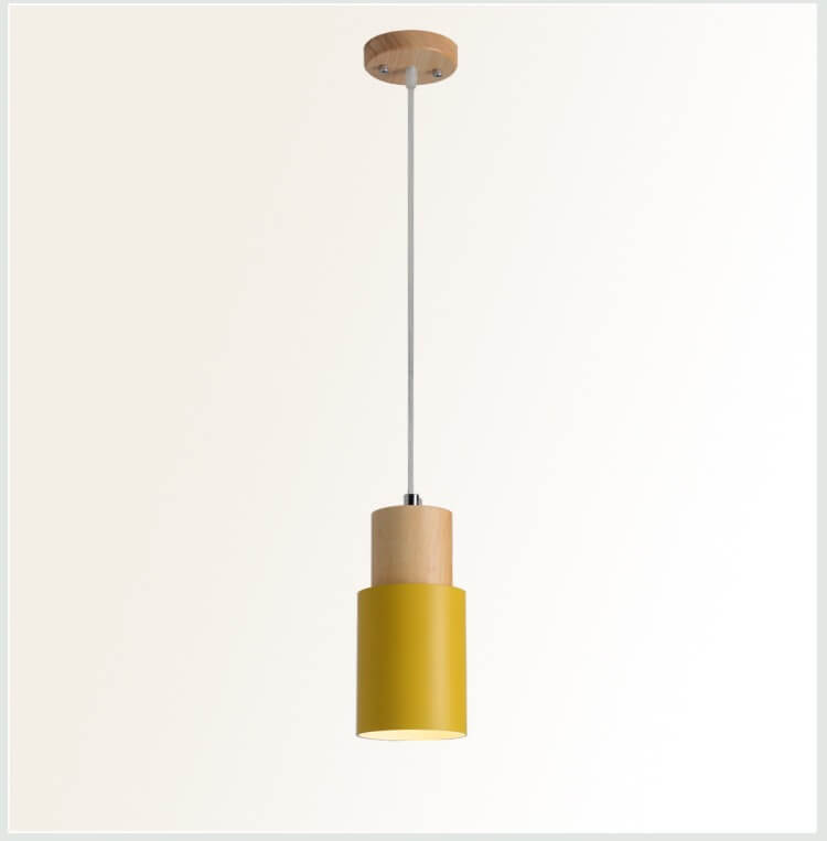Minimalist Cylindrical Aluminium Adjustable Cable Pendant Light