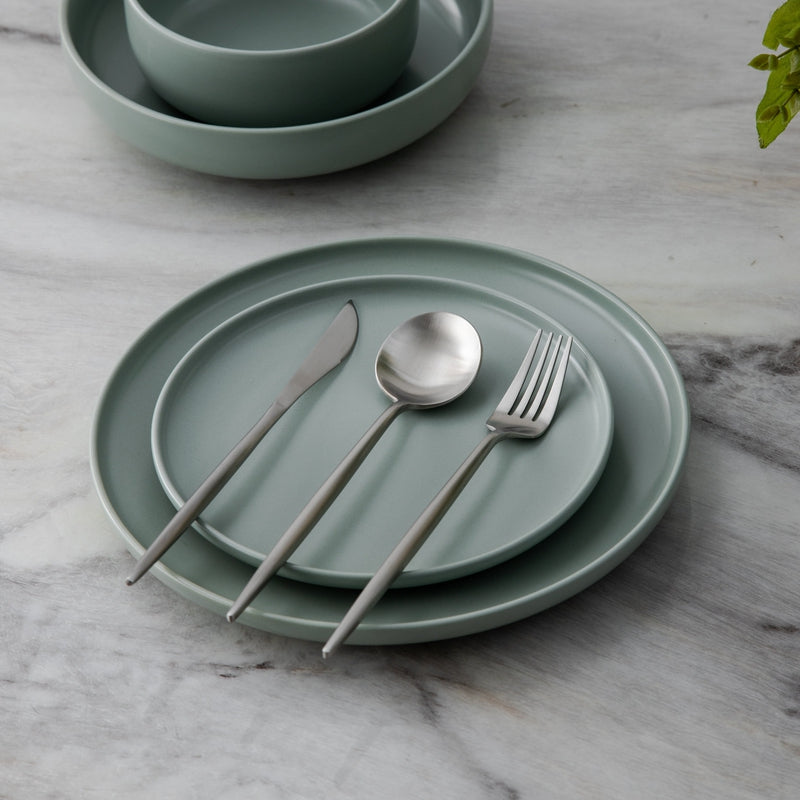 Sleek Minimalist Stainless Steel Modern Flatware Cutlery Set