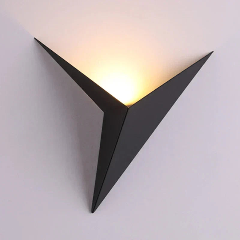 Minimalist Triangular Iron Nordic Indoor Stairs Wall Light
