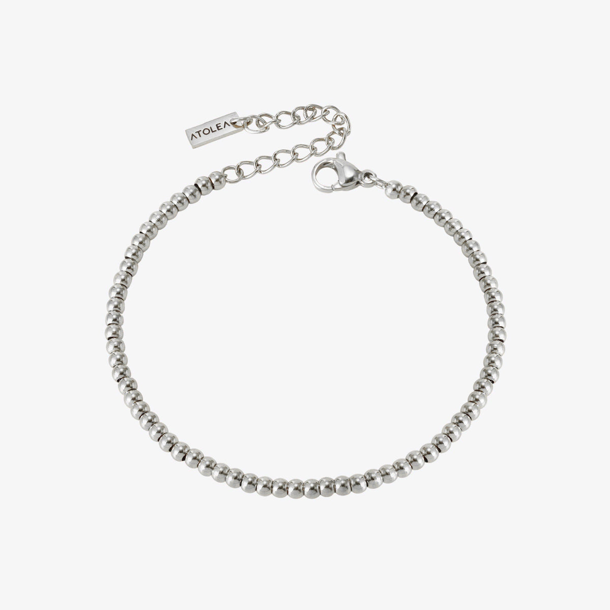 Versatile Stackable Fine Beaded Gold Plated Silver Bracelet