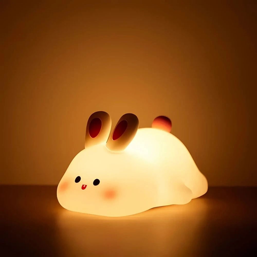 Cute Portable Animal Shape Dimmable Kids Night Light Table Lamp