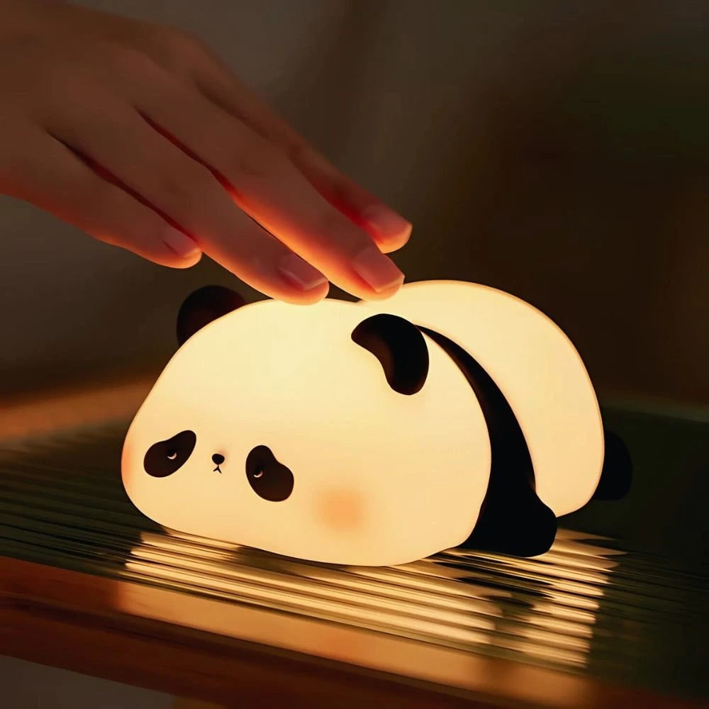 Cute Portable Animal Shape Dimmable Kids Night Light Table Lamp