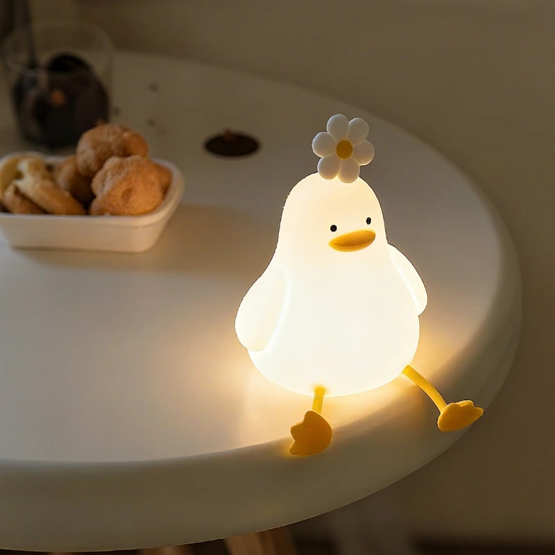 Cute Portable Animal Shape Dimmable Kids Night Light Table Lamp