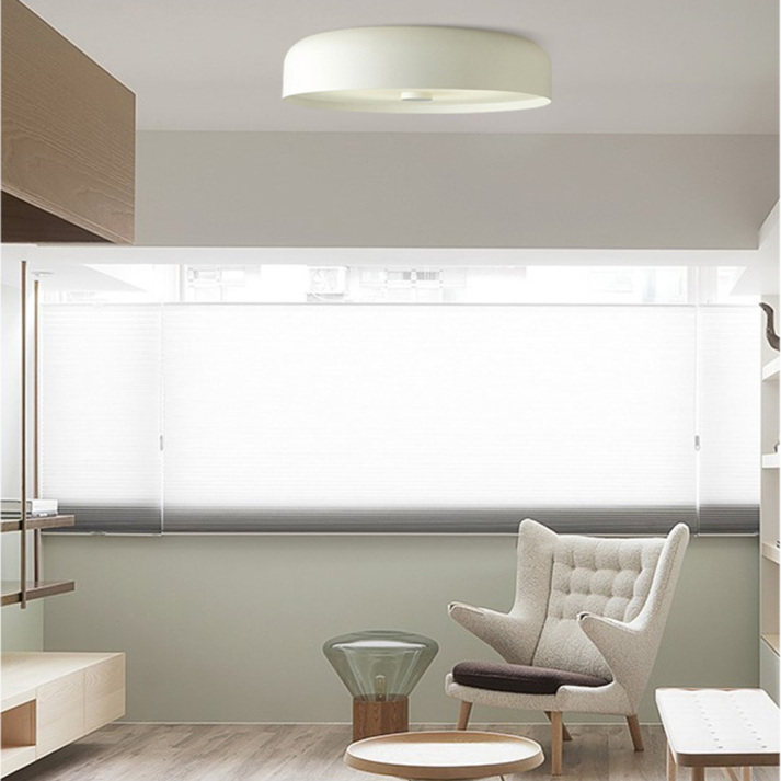 Nordic Retro Round Flush Mount Minimalist Ceiling Light
