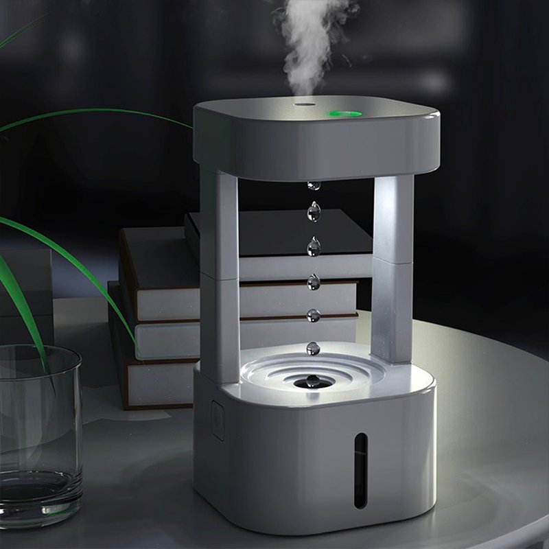 Anti-Gravity Water Droplet Compact Portable Air Humidifier