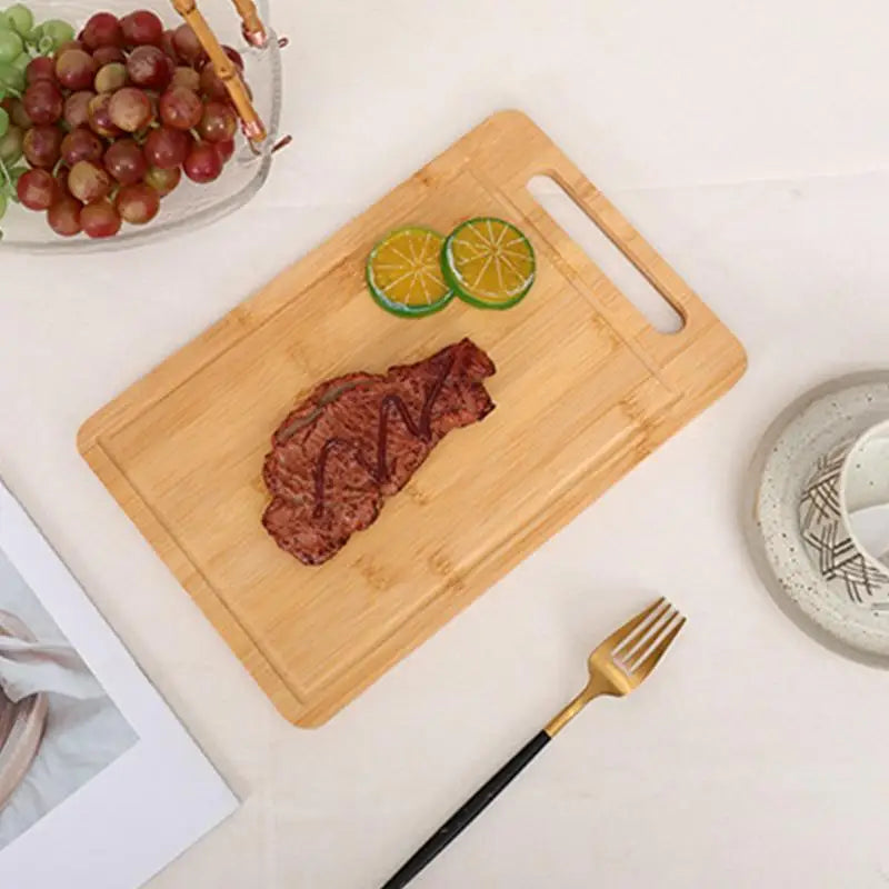 Reversible Double-Sided Solid Wood Cutting And Serving Board