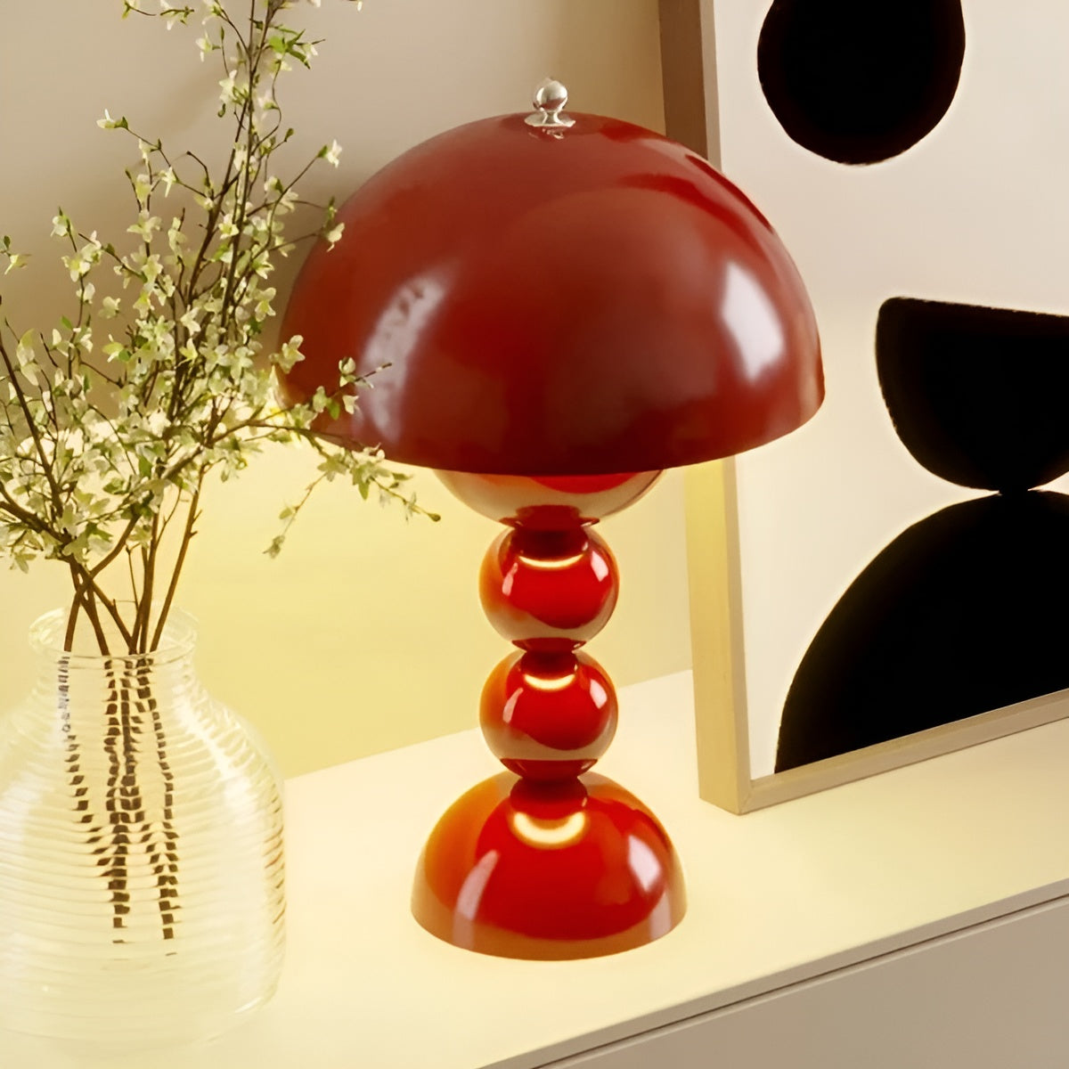 Scandinavian Flower Bud Minimalist Dimmable Bedside Table Lamp