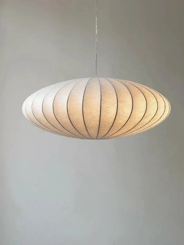 Silk Lampshade Crystal Crown Luxury Pendant Light
